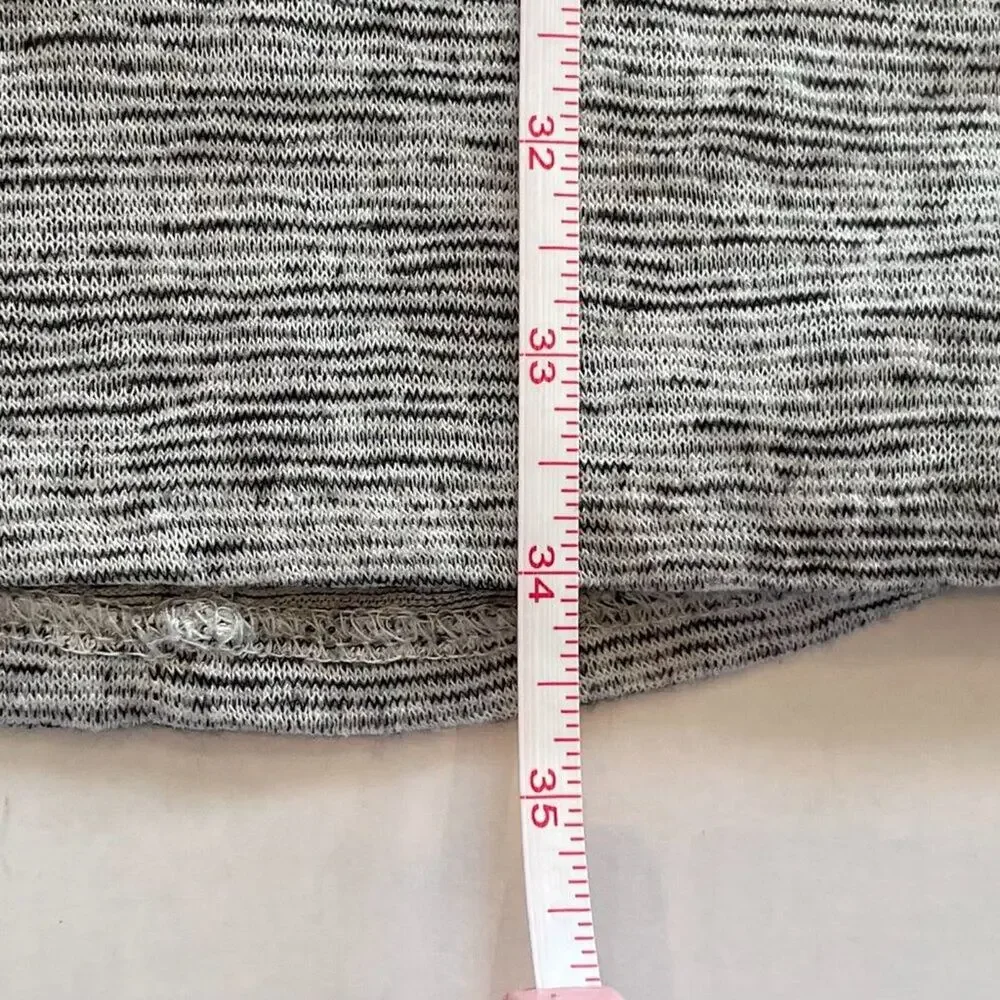 J. Crew Sleeveless Gray T-Shirt Dress / Beach Cover-Up, Minimalist, Size S